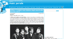 Desktop Screenshot of musicparade.it