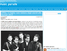 Tablet Screenshot of musicparade.it